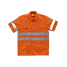 Camisa manga corta con un bolso de pecho y cintas reflectantes WORKTEAM C3810