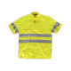 Camisa manga corta con un bolso de pecho y cintas reflectantes WORKTEAM C3810 Ref.WTC3810-AMARILLO AV