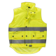 Chaleco multibolsillos de alta visibilidad con cintas reflectantes WORKTEAM C3209 Ref.WTC3209-AMARILLO AV