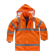 Parka acolchada alta visibilidad con cintas reflectantes WORKTEAM C3700 Ref.WTC3700-NARANJA AV