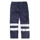 Pantalón de algodón con cintura elástica WORKTEAM B1447 Ref.WTB1447-MARINO
