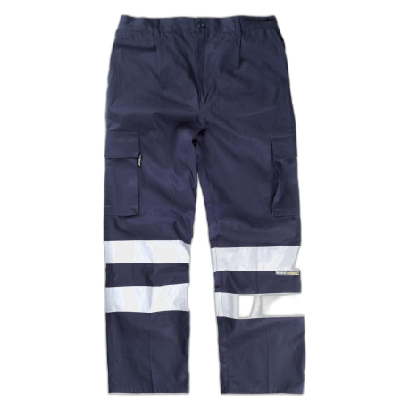 Pantalón de algodón con cintura elástica WORKTEAM B1447