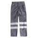 Pantalón multibolsos con tejido polar en interior WORKTEAM B1417 Ref.WTB1417-GRIS