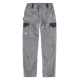 Pantalón elástico con detalles reflectantes WORKTEAM WF2855 Ref.WTWF2855-GRIS/NEGRO