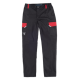 Pantalón elástico con detalles reflectantes WORKTEAM WF2855 Ref.WTWF2855-NEGRO/ROJO