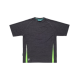 Camiseta de manga corta ranglan WORKTEAM WF2716 Ref.WTWF2716-GRIS OSCURO/VERDE LIMA