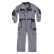 Buzo combinado de tejido elástico WORKTEAM WF2620 Ref.WTWF2620-GRIS/MARINO