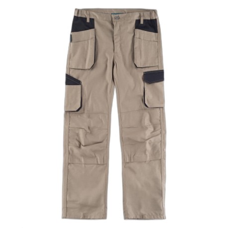 Pantalón combinado de tejido elástico WORKTEAM WF2650