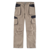 Pantalón combinado de tejido elástico WORKTEAM WF2650