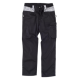 Pantalón multibolsillos con refuerzo en culera WORKTEAM WF1050 Ref.WTWF1050-NEGRO/GRIS CLARO