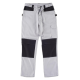 Pantalón multibolsillos WORKTEAM WF1052 Ref.WTWF1052-GRIS CLARO/NEGRO