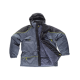 Parka linea 5 combinada acolchada con vivos reflectantes WORKTEAM WF5858 Ref.WTWF5858-GRIS OSCURO/NEGRO