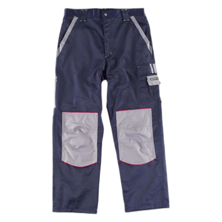 Pantalón linea 9 combinado con rodilleras WORKTEAM WF1903