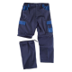 Pantalón linea 8 combinado multibolsillos con perneras desmontables WORKTEAM WF1850 Ref.WTWF1850-MARINO/AZAFATA