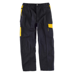 Pantalón linea 2, con elástico en cintura, bolsillos combinados