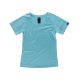 Camiseta deporte de mujer manga corta con cuello a pico WORKTEAM S7525 Ref.WTS7525-TURQUESA