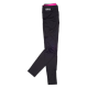 Leggin elastico WORKTEAM S7501 Ref.WTS7501-NEGRO/ROSA FLUOR