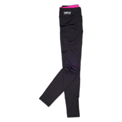 Leggin elastico, cintura tejido interior combinado, bolsillo trasero con cierre de cremallera
