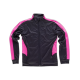 Sudadera tejido elastico WORKTEAM S7551 Ref.WTS7551-NEGRO/ROSA FLUOR