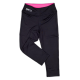 Leggin corto elastico WORKTEAM S7502 Ref.WTS7502-NEGRO/ROSA FLUOR