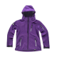 Workshell de mujer con capucha y detalles reflectantes WORKTEAM S9497 Ref.WTS9497-MORADO