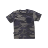 Camiseta camuflaje manga corta combinada con negro WORKTEAM S8520