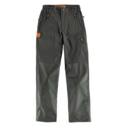 Pantalón caza con refuerzos a tono