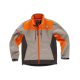 Workshell combinadal con dos bolsillos laterales y 2 bolsillos en pecho WORKTEAM S8625 Ref.WTS8625-BEIGE/NARANJA AV/MARRON