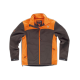 Cazadora workshell alta visibilidad WORKTEAM S8630 Ref.WTS8630-MARRON/NARANAJA AV