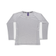 Camiseta manga larga de mujer en tejido jaspeado WORKTEAM B0069 Ref.WTB0069-GRIS CLARO