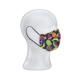 Mascarilla de tela estampada