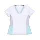 Casaca de mujer elástica y combinada WORKTEAM B6951 Ref.WTB6951-BLANCO/GRIS CLARO/TURQUESA CLARO