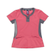 Casaca de mujer elástica y combinada WORKTEAM B6954 Ref.WTB6954-ROSA FUCSIA/GRIS