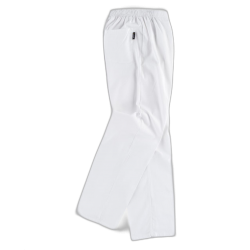 Pantalón sanitario cintura elástica, bragueta cremallera, sin bolsillos, 100% Algodón