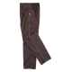 Pantalón cintura elástica y bragueta con vivos a contraste WORKTEAM B9350 Ref.WTB9350-MARRON/BEIGE