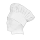 Gorro liso cocinero con velcro adaptable WORKTEAM M609 Ref.WTM609-BLANCO