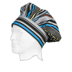 Gorro cocinero adaptable estampado rayas