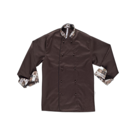 Chaqueta cocinero con botones de seguridad WORKTEAM B9209