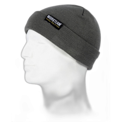 Gorro de punto liso con logo WORKTEAM WFA910