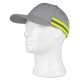 Gorra con cinta reflectante combinada WORKTEAM WFA909 Ref.WTWFA909-GRIS CLARO/AMARILLO AV