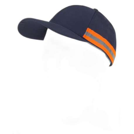 Gorra con cinta reflectante combinada WORKTEAM WFA909