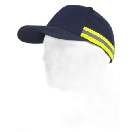 Gorra con cinta reflectante combinada WORKTEAM WFA909