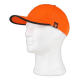 Gorra lisa con bies combinado WORKTEAM WFA907 Ref.WTWFA907-NARANJA AV/NEGRO