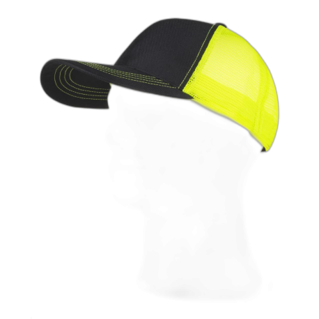 Gorra bicolor con rejilla y alta visibilidad WORKTEAM WFA908