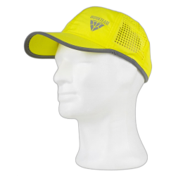 Gorra de alta visibilidad con logo reflectante