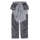 Pantalón sin elástico WORKTEAM B1415 Ref.WTB1415-GRIS CLARO/GRIS OSCURO