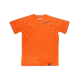 Camiseta técnica en colores flúor de manga corta con detalles reflectantes WORKTEAM S6610 Ref.WTS6610-NARANJA AV