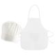 Set delantal y gorro infant Ref.CFT077-BLANCO 