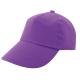 Gorra 100% algodón personalizada con velcro Ref.CFT100-LILA 