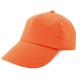 Gorra 100% de algodón con velcro Ref.CFT100-NARANJA 